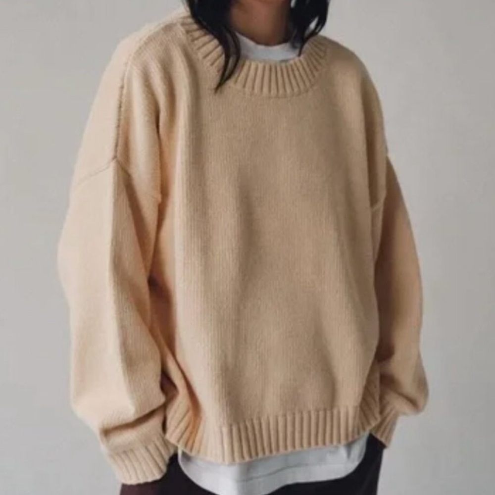 James Street Co Blake Pullover in Butter, XS